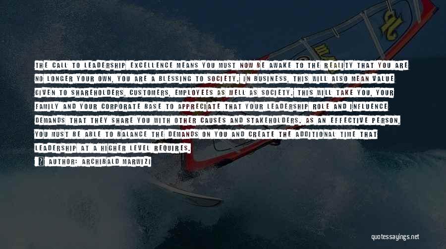 Leadership Role Quotes By Archibald Marwizi Leadership Role Quotes By Archibald Marwizi