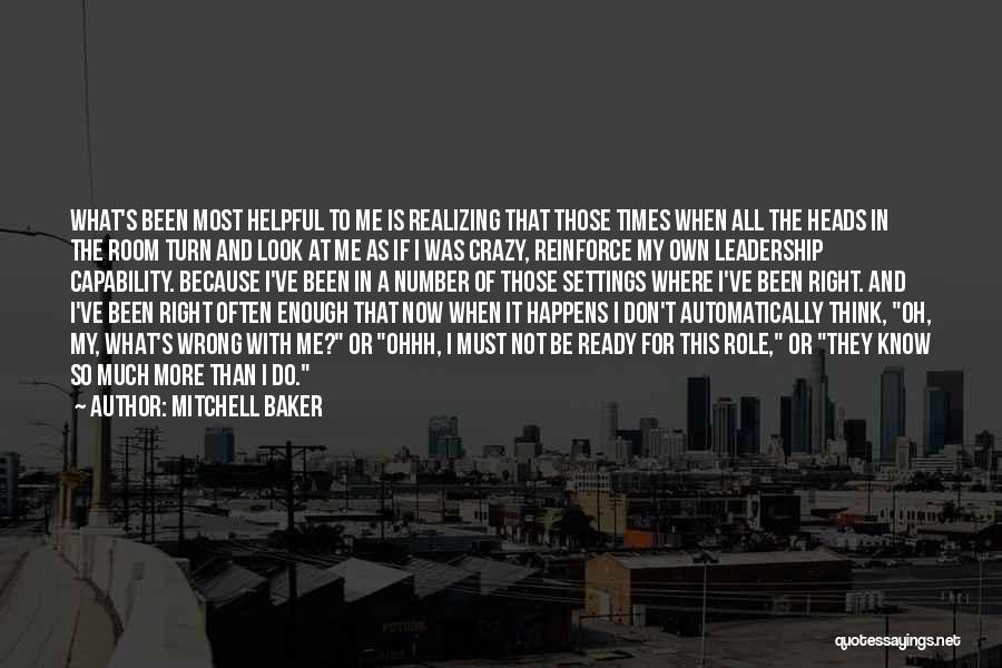 Leadership Role Quotes By Mitchell Baker