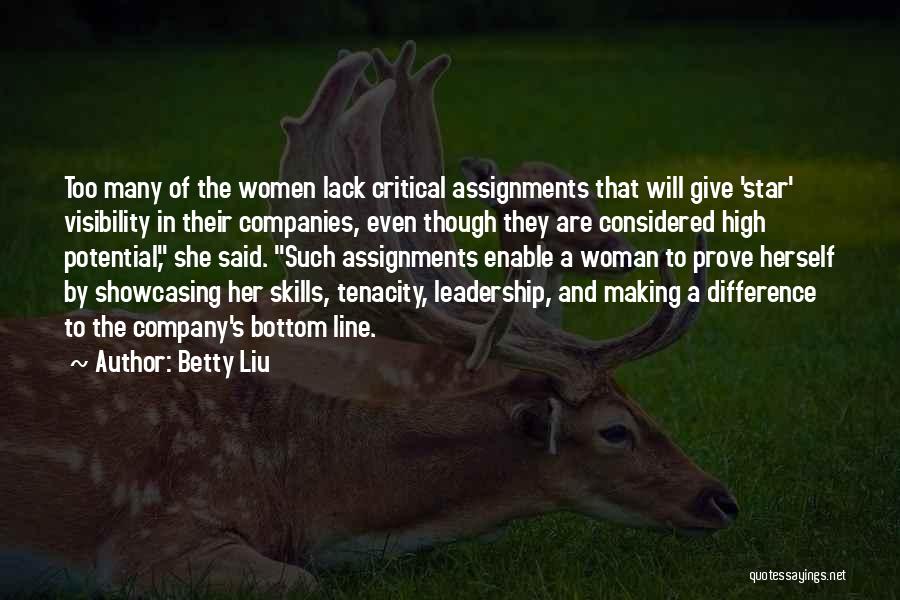 Leadership Skills And Quotes By Betty Liu
