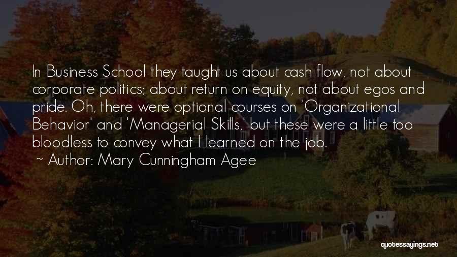 Leadership Skills And Quotes By Mary Cunningham Agee