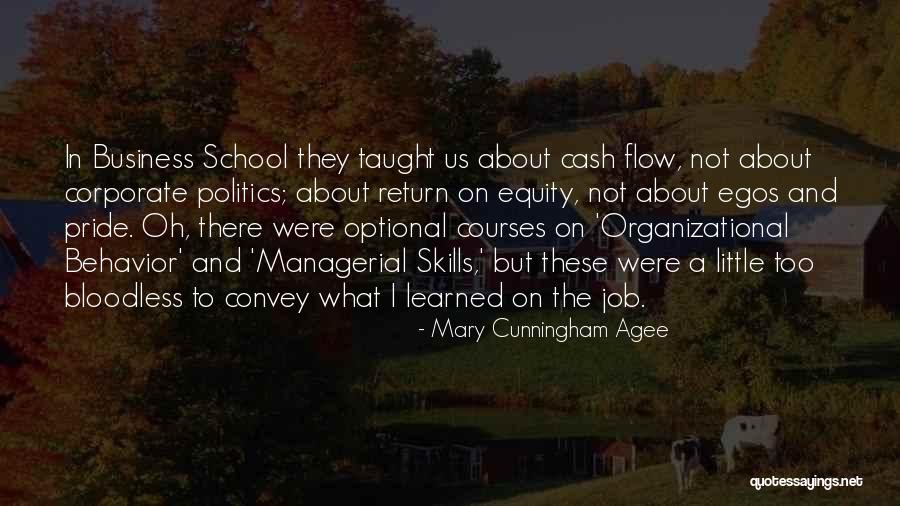 Leadership Skills And Quotes By Mary Cunningham Agee