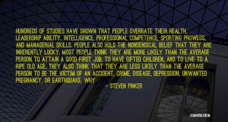 Leadership Skills And Quotes By Steven Pinker