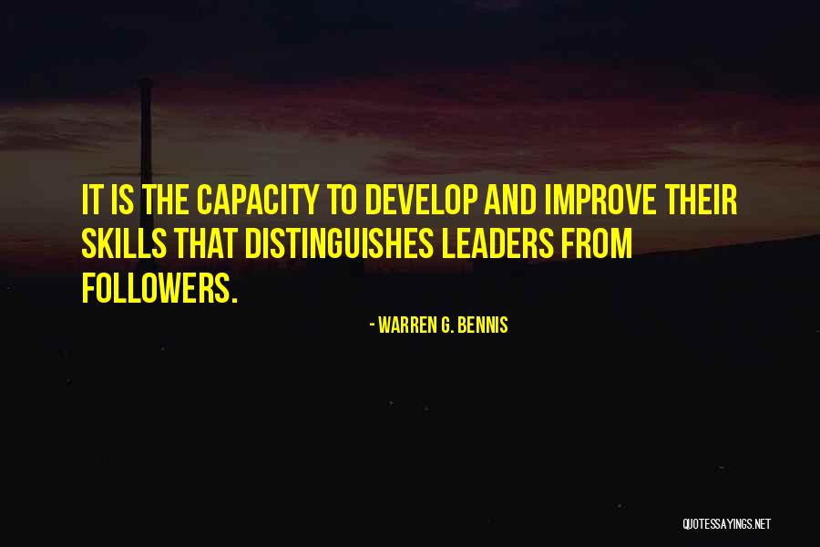 Leadership Skills And Quotes By Warren G. Bennis