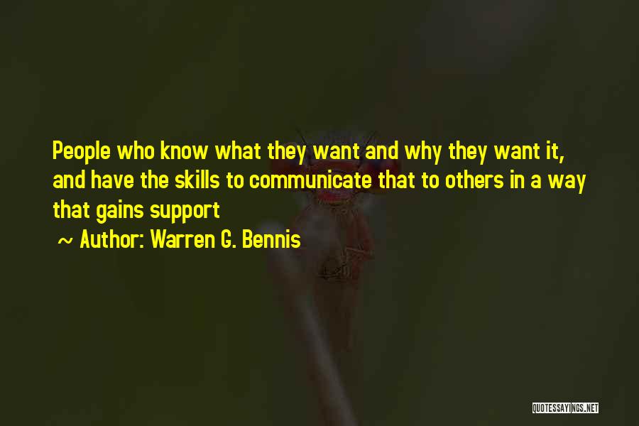 Leadership Skills And Quotes By Warren G. Bennis
