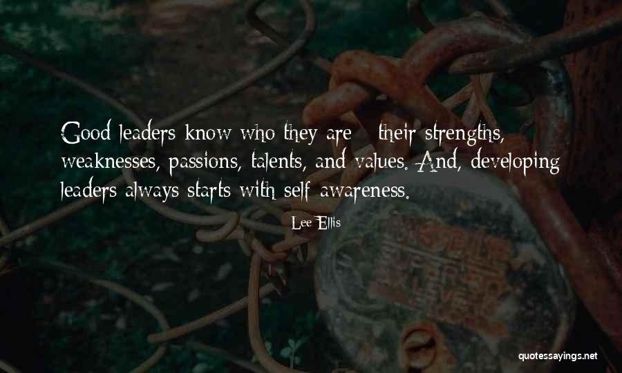 Leadership Strengths Quotes By Lee Ellis