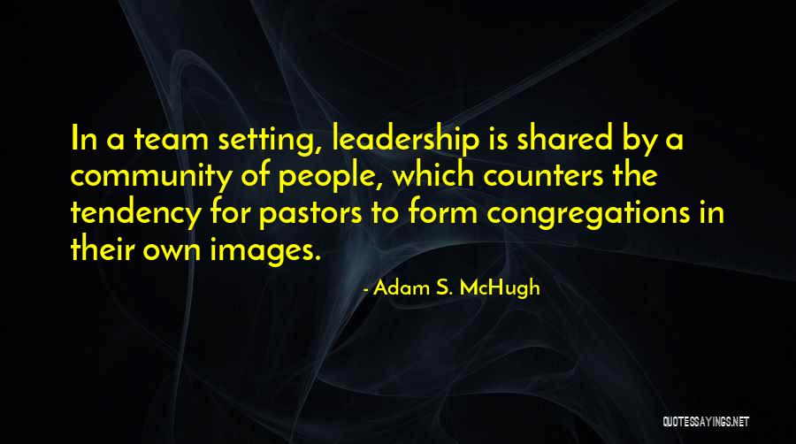 Leadership Teamwork Quotes By Adam S. McHugh