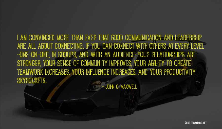 Leadership Teamwork Quotes By John C. Maxwell
