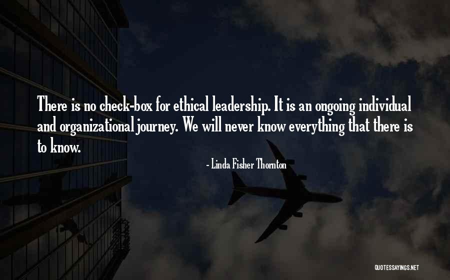 Leadership Versus Management Quotes By Linda Fisher Thornton