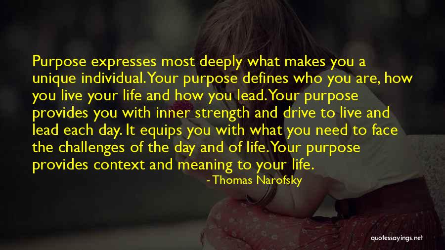 Leadership With Meaning Quotes By Thomas Narofsky