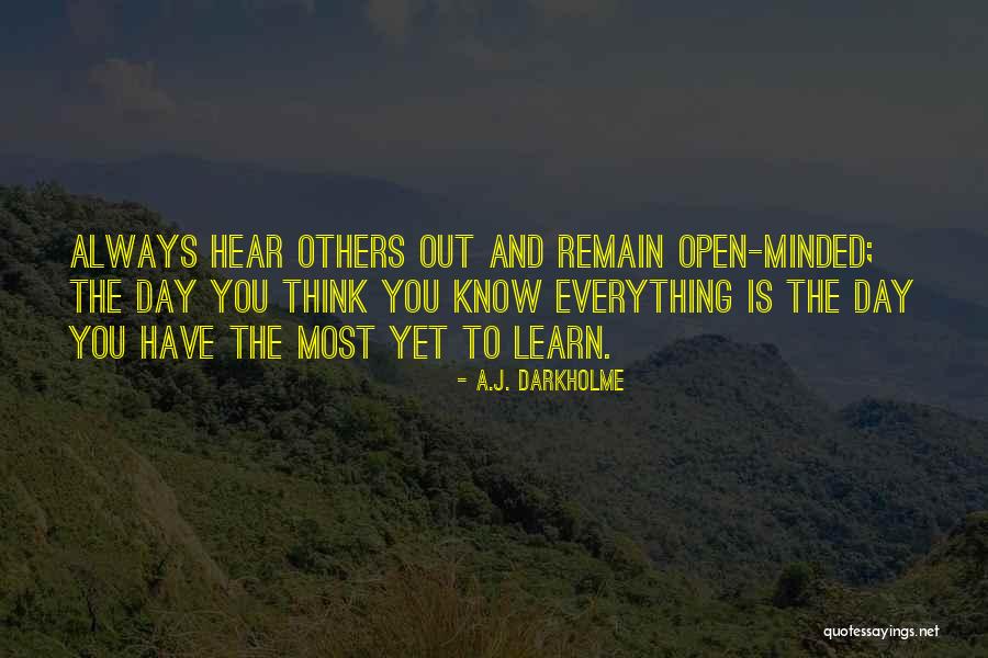 Leading Others Quotes By A.J. Darkholme Leading Others Quotes By A.J. Darkholme