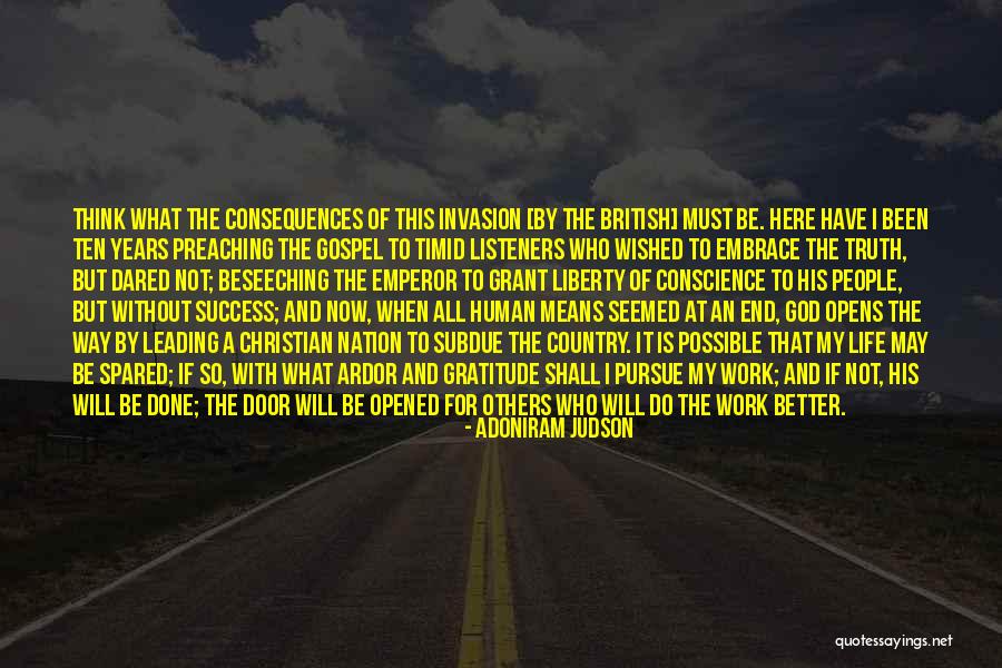 Leading Others Quotes By Adoniram Judson Leading Others Quotes By Adoniram Judson