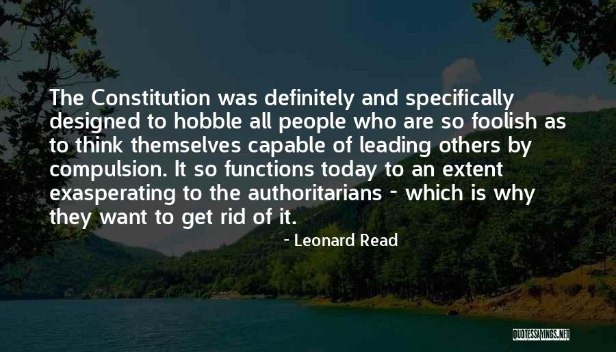 Leading Others Quotes By Leonard Read