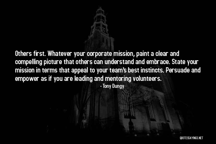 Leading Others Quotes By Tony Dungy