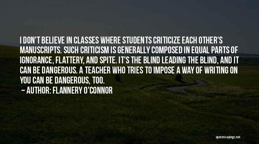 Leading The Way Quotes By Flannery O'Connor