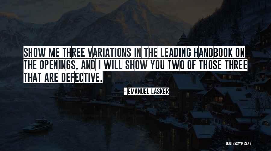 Leading You On Quotes By Emanuel Lasker Leading You On Quotes By Emanuel Lasker