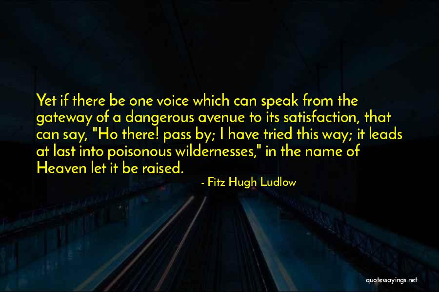 Leads Into Quotes By Fitz Hugh Ludlow