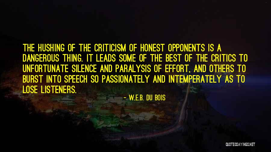 Leads Into Quotes By W.E.B. Du Bois