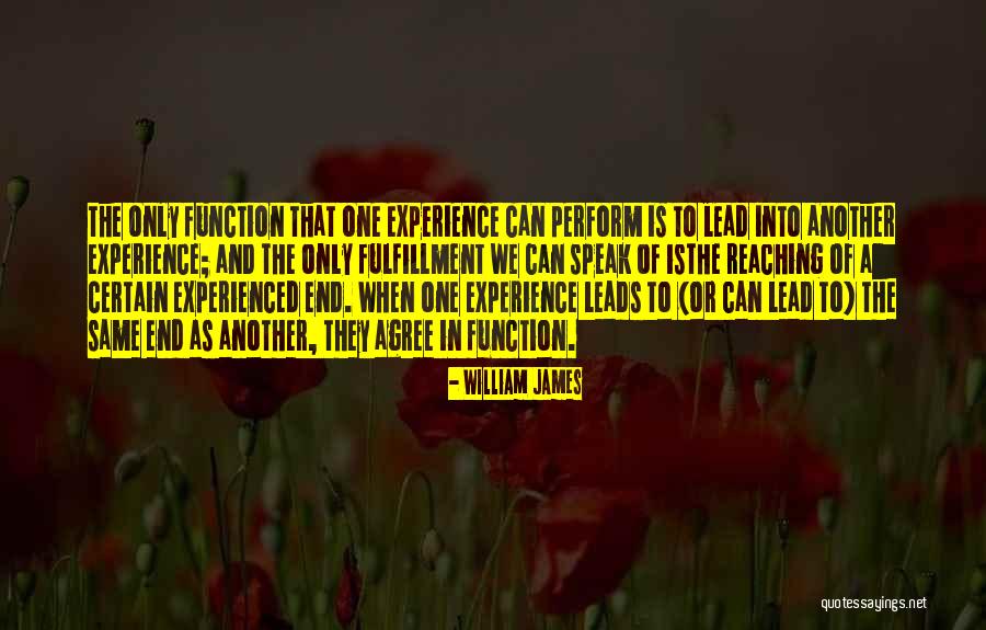 Leads Into Quotes By William James