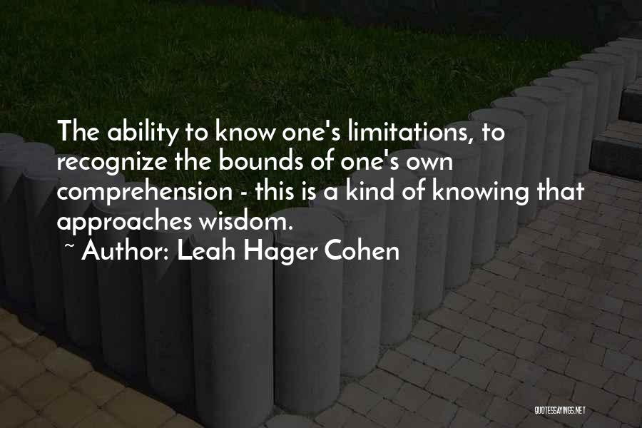 Leah Hager Cohen Quotes 150186