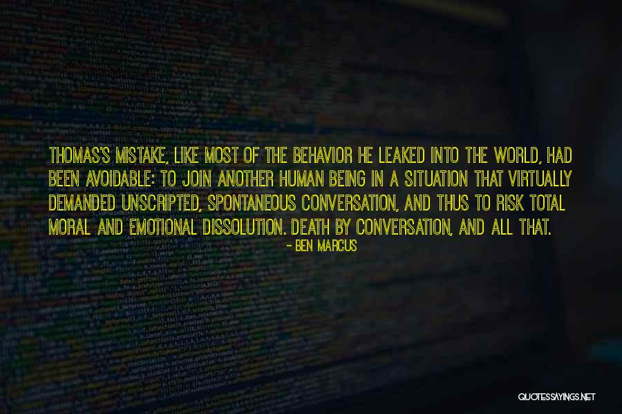 Leaked Quotes By Ben Marcus Leaked Quotes By Ben Marcus