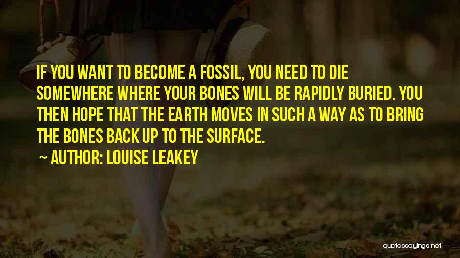 Leakey Quotes By Louise Leakey