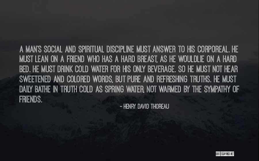 Lean Drink Quotes By Henry David Thoreau Lean Drink Quotes By Henry David Thoreau