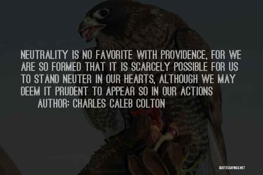 Lean In Famous Quotes By Charles Caleb Colton