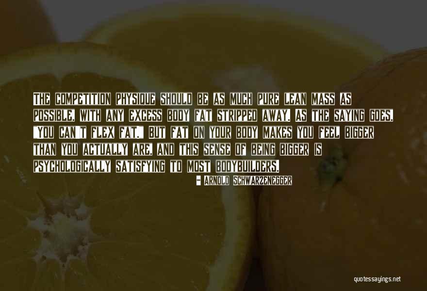 Lean Physique Quotes By Arnold Schwarzenegger Lean Physique Quotes By Arnold Schwarzenegger