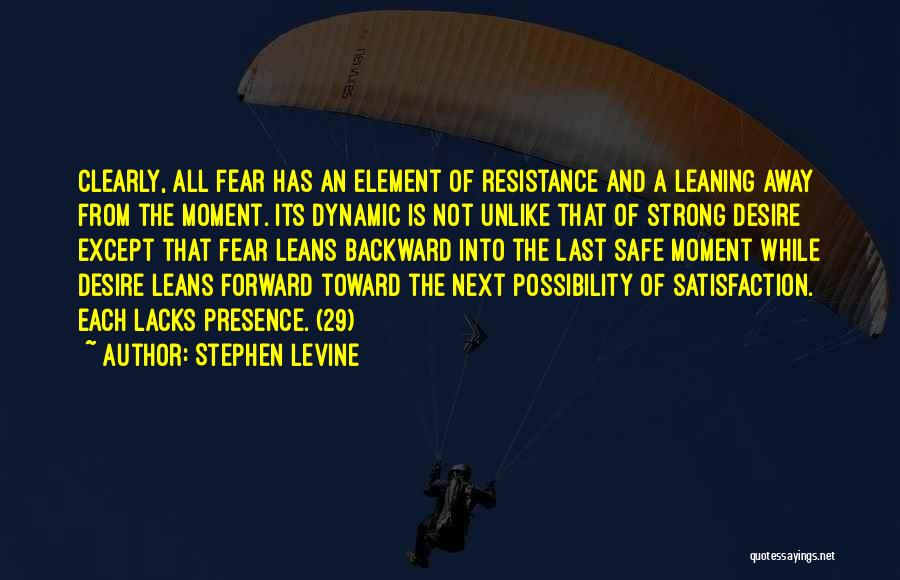 Leaning Forward Quotes By Stephen Levine