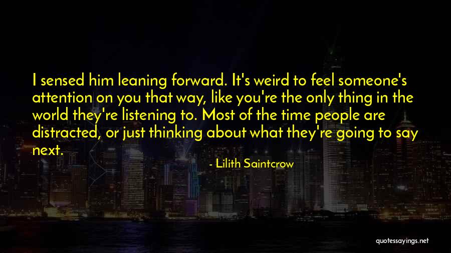 Leaning In Quotes By Lilith Saintcrow