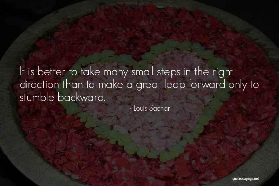 Leap Forward Quotes By Louis Sachar Leap Forward Quotes By Louis Sachar
