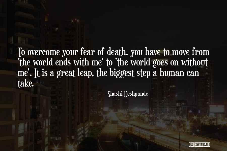 Leap Inspirational Quotes By Shashi Deshpande