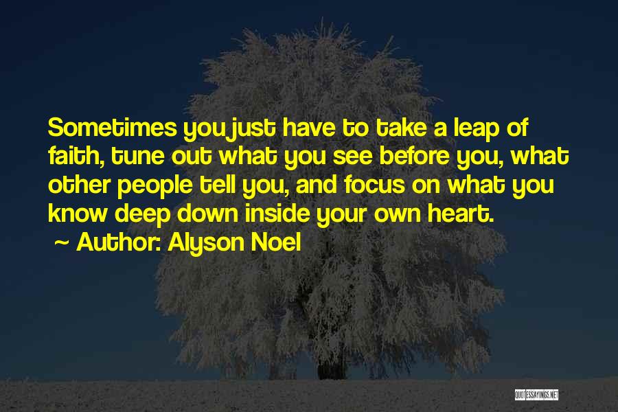 Leap Quotes By Alyson Noel