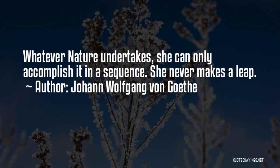 Leap Quotes By Johann Wolfgang Von Goethe