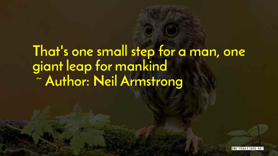 Leap Quotes By Neil Armstrong