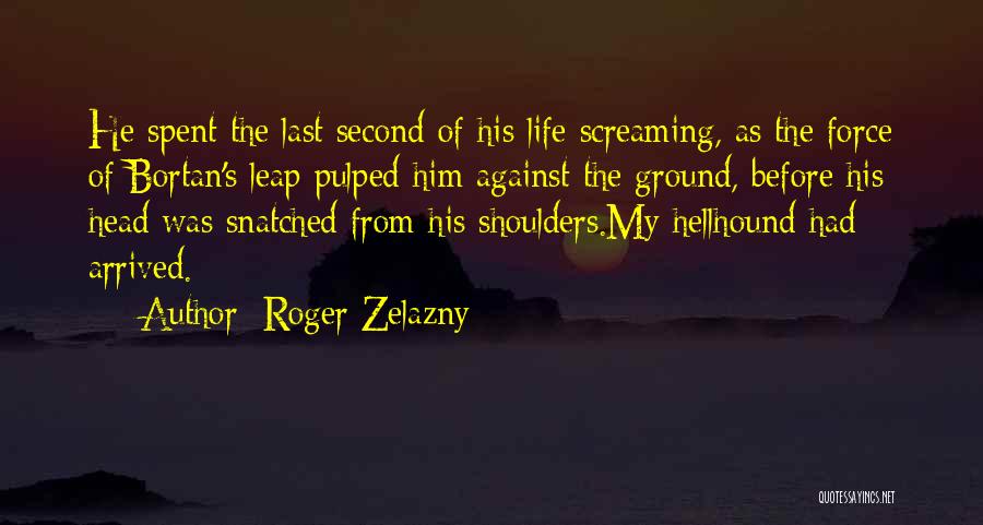 Leap Second Quotes By Roger Zelazny