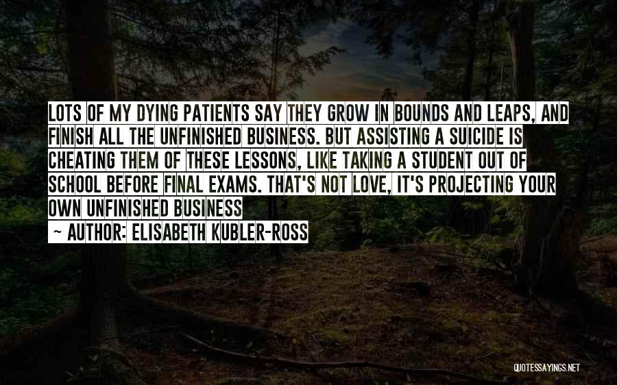 Leaps And Bounds Quotes By Elisabeth Kubler-Ross