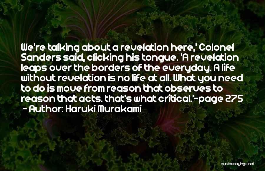 Leaps Quotes By Haruki Murakami