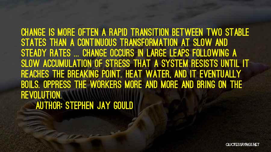 Leaps Quotes By Stephen Jay Gould