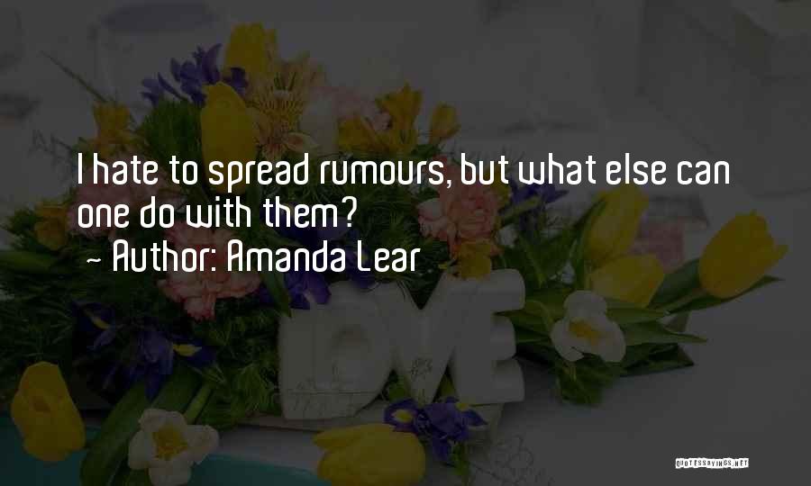 Lear Quotes By Amanda Lear