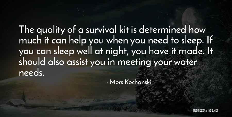 Learman Peters Quotes By Mors Kochanski Learman Peters Quotes By Mors Kochanski