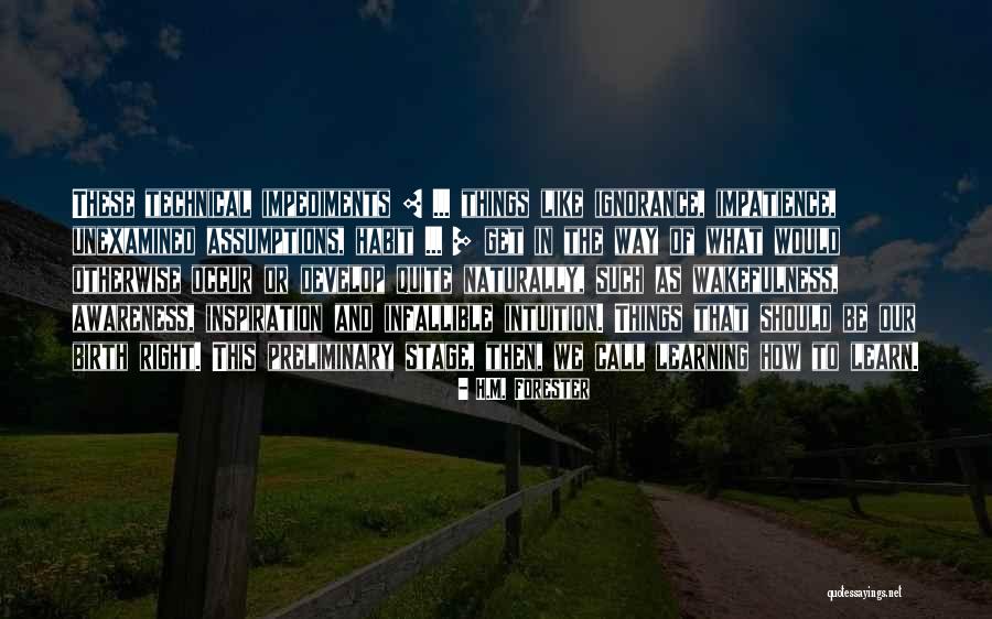 Learn And Develop Quotes By H.M. Forester Learn And Develop Quotes By H.M. Forester