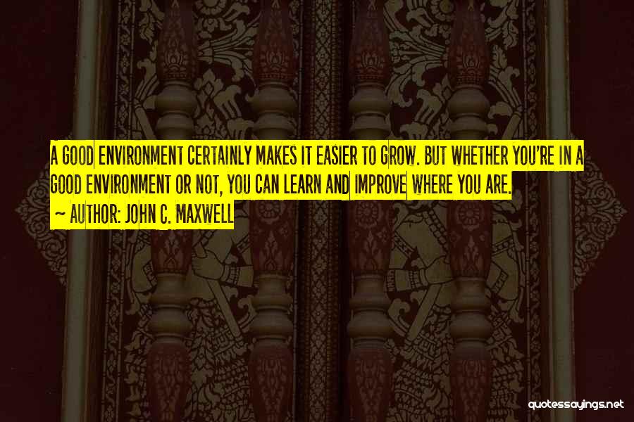 Learn And Grow Quotes By John C. Maxwell