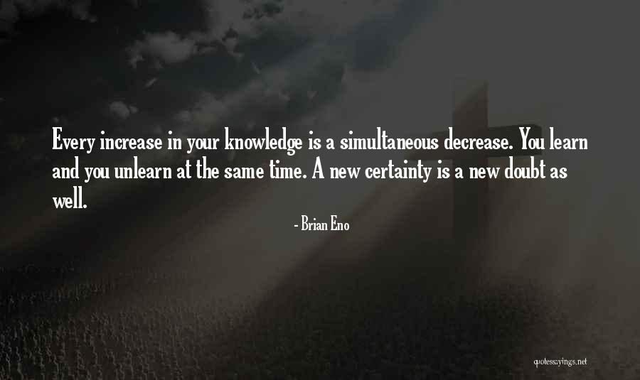 Learn And Unlearn Quotes By Brian Eno Learn And Unlearn Quotes By Brian Eno