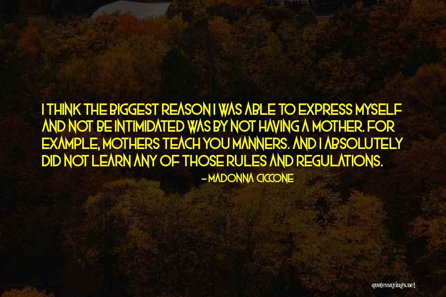 Learn By Example Quotes By Madonna Ciccone Learn By Example Quotes By Madonna Ciccone