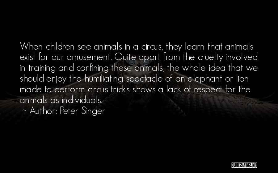 Learn From Animals Quotes By Peter Singer