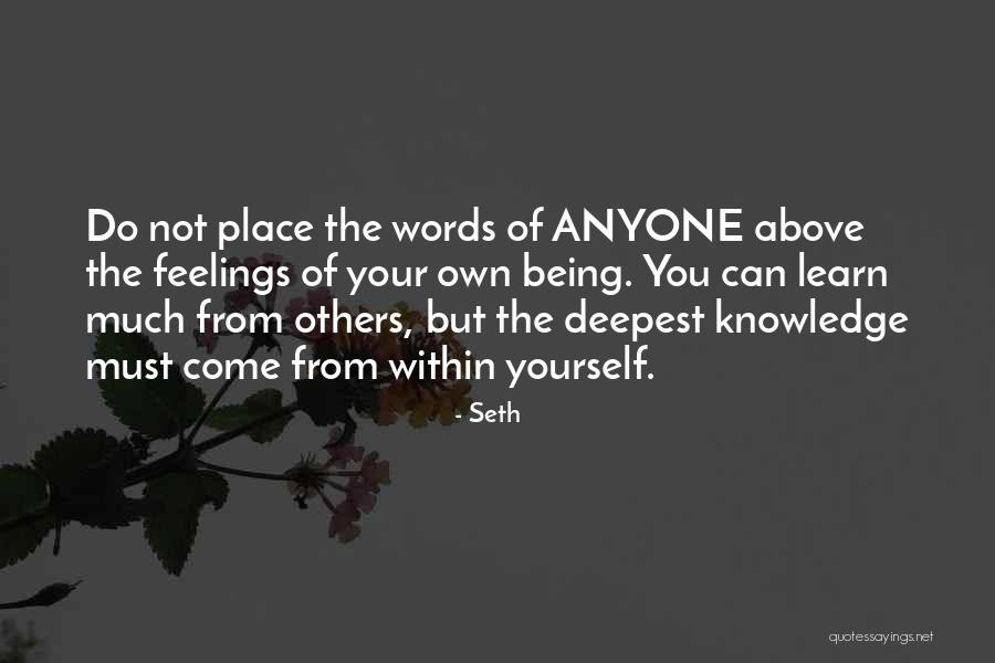 Learn From Anyone Quotes By Seth Learn From Anyone Quotes By Seth