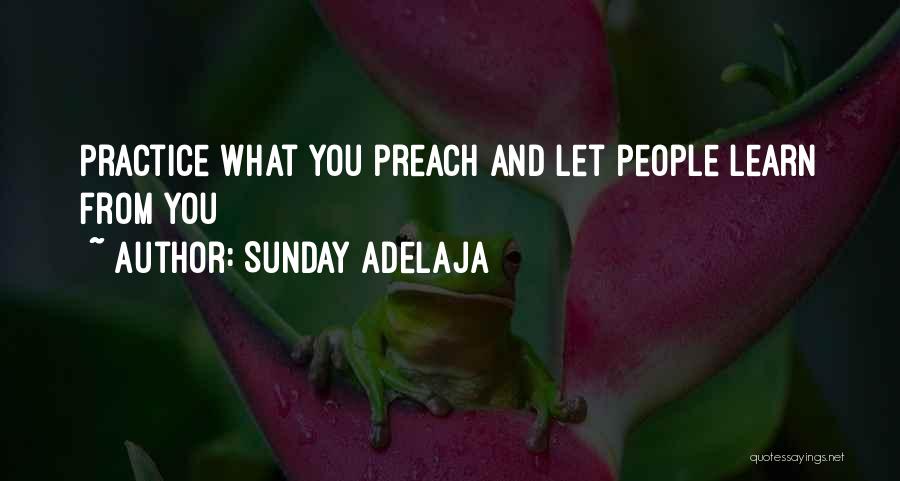 Learn From Example Quotes By Sunday Adelaja