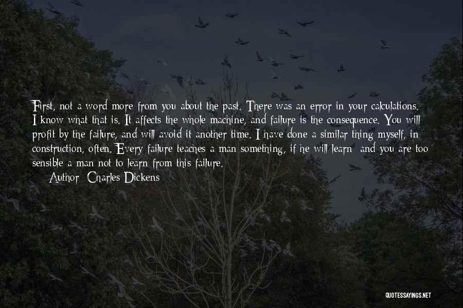 Learn From Failure Quotes By Charles Dickens