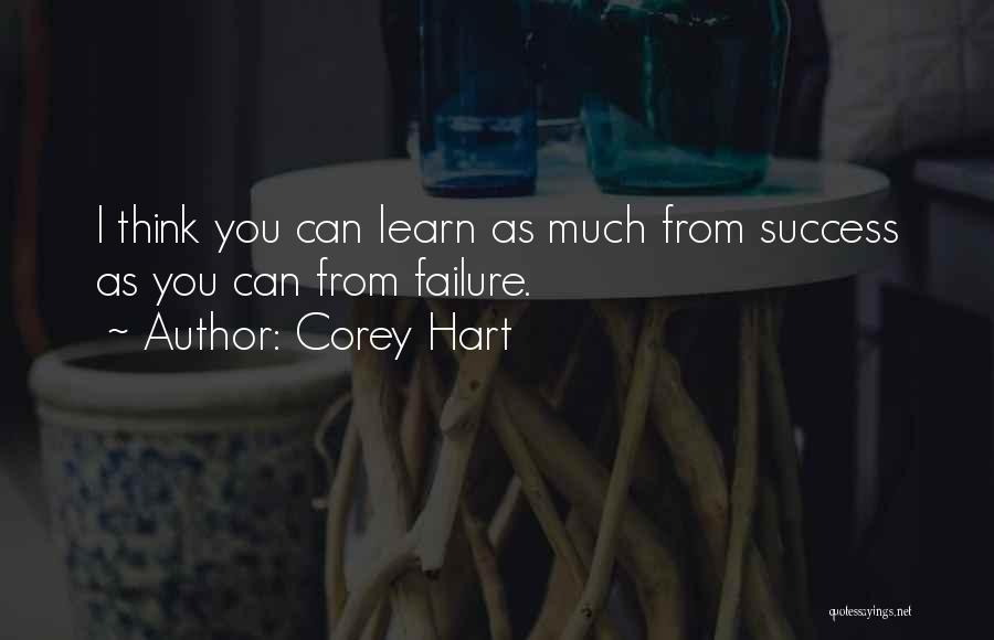 Learn From Failure Quotes By Corey Hart